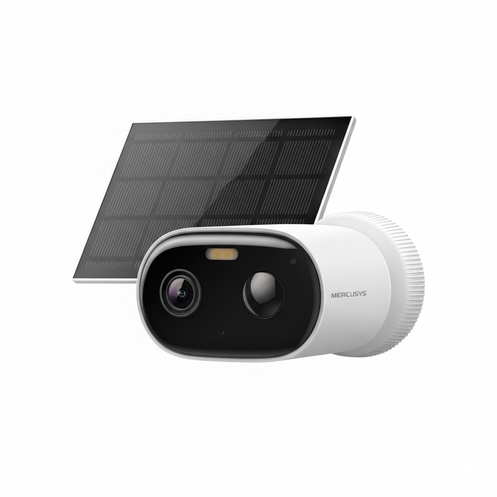MC410 KIT | Solar-Powered Security Camera Kit, 2K 3MP, Smart Detection, IP65, Colour Night Vision