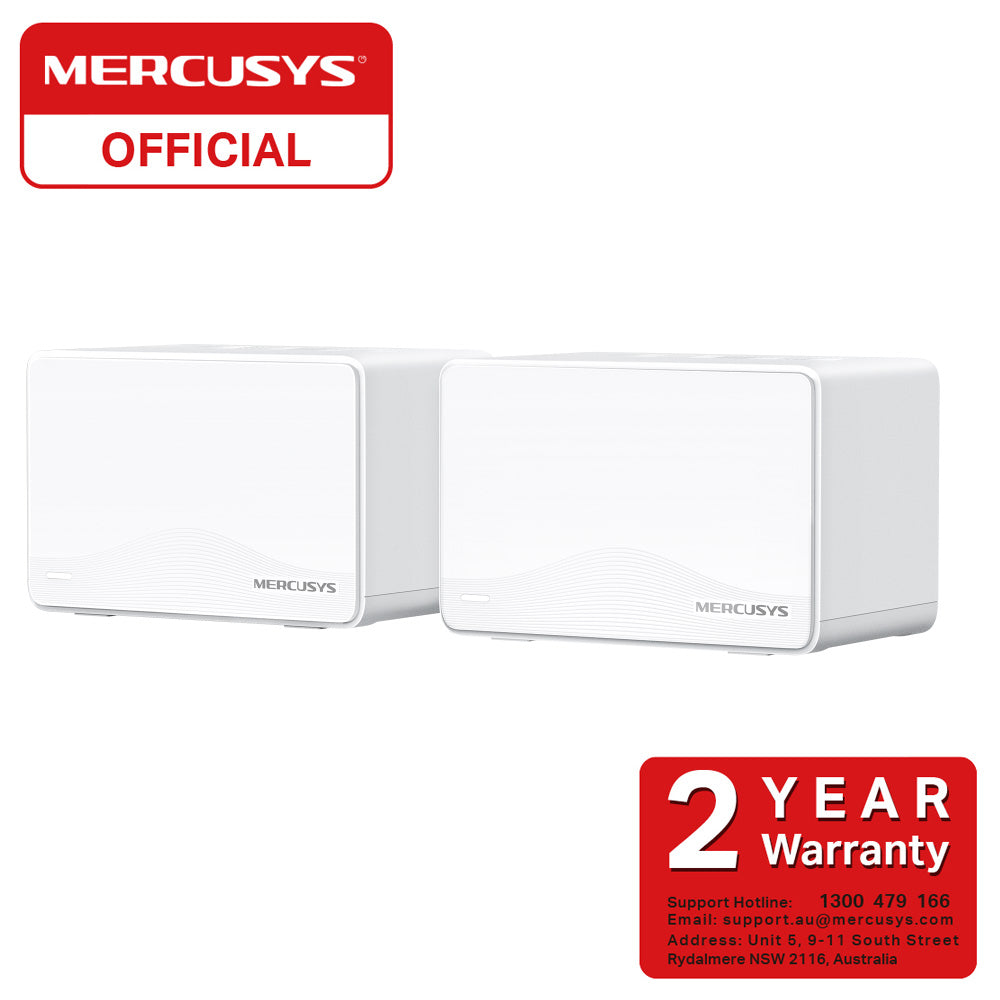 Mercusys Halo H25BE 2 Pks BE3600 Wi-Fi 7 Mesh + MS105G 5 Gigabit-Ports Switch