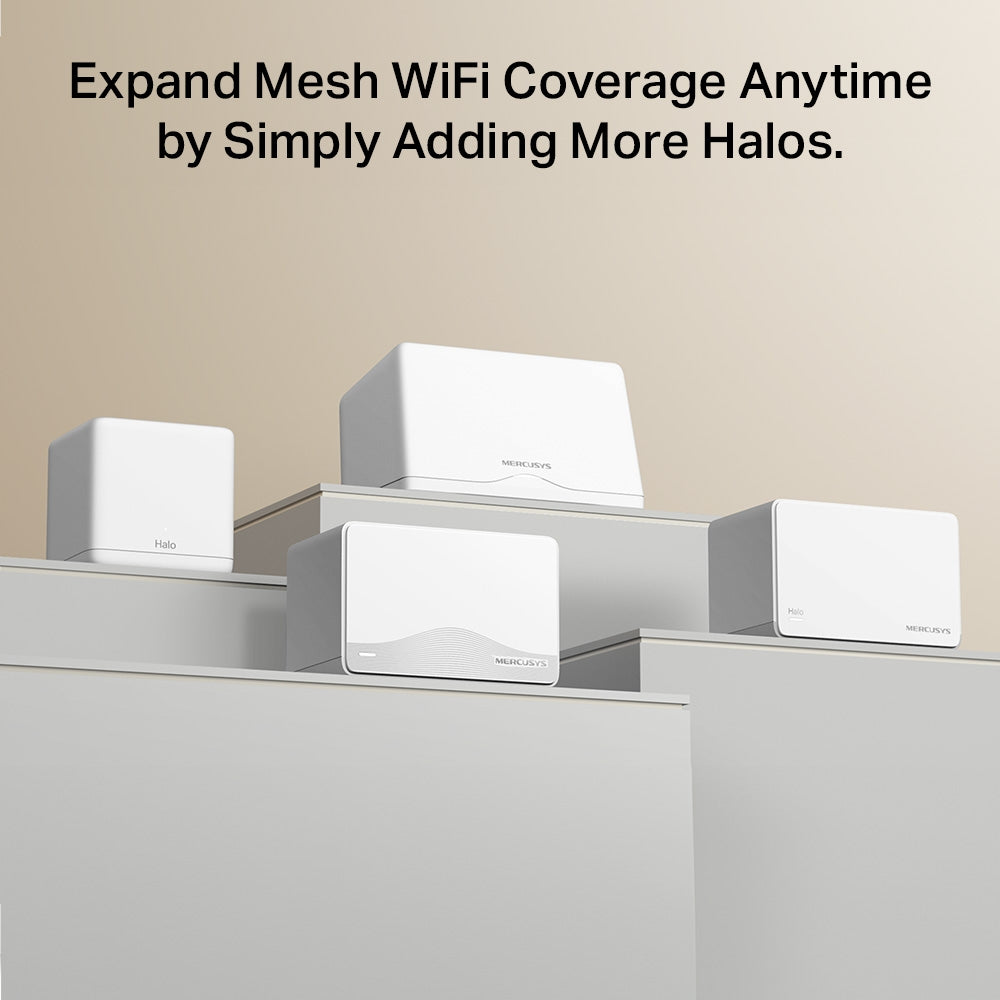 BE3600 Whole Home Mesh Wi-Fi 7 System,Halo H25BE(2-pack)