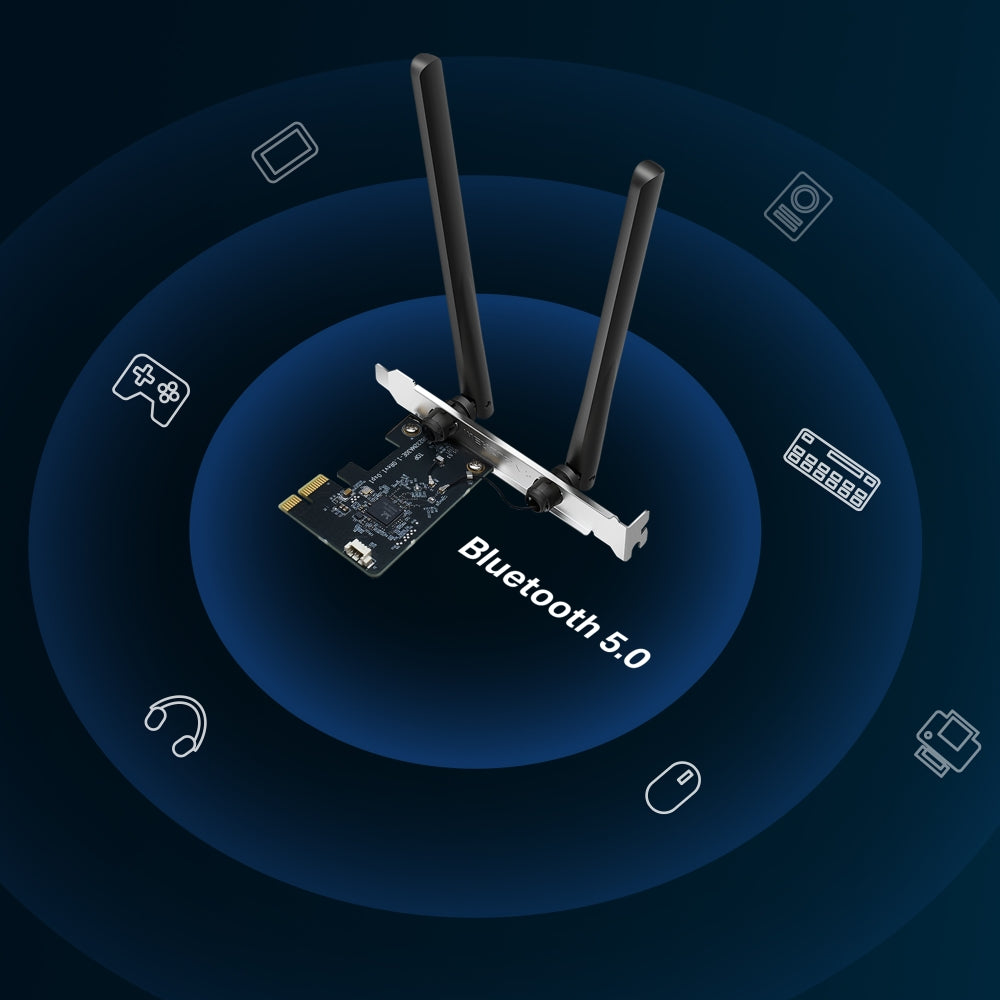 AC1200 Wi-Fi Bluetooth PCIe Adapter, MA30E