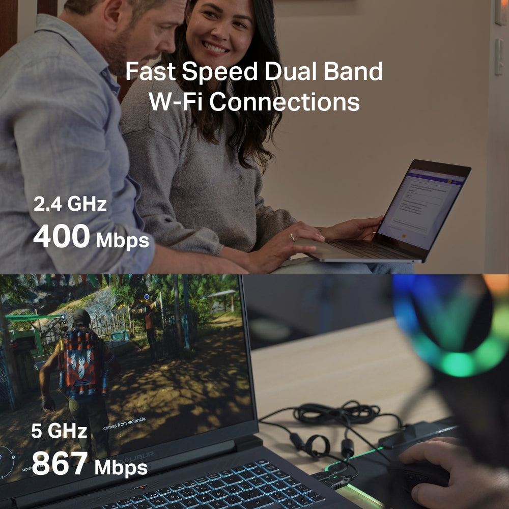 AC1300 Nano Wireless Dual Band USB Adapter, MA30N(2-pack)