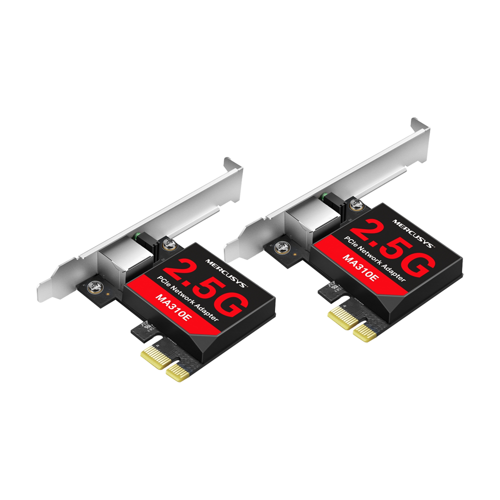 2.5 Gigabit PCle Network Adapter, MA310E(2-pack)