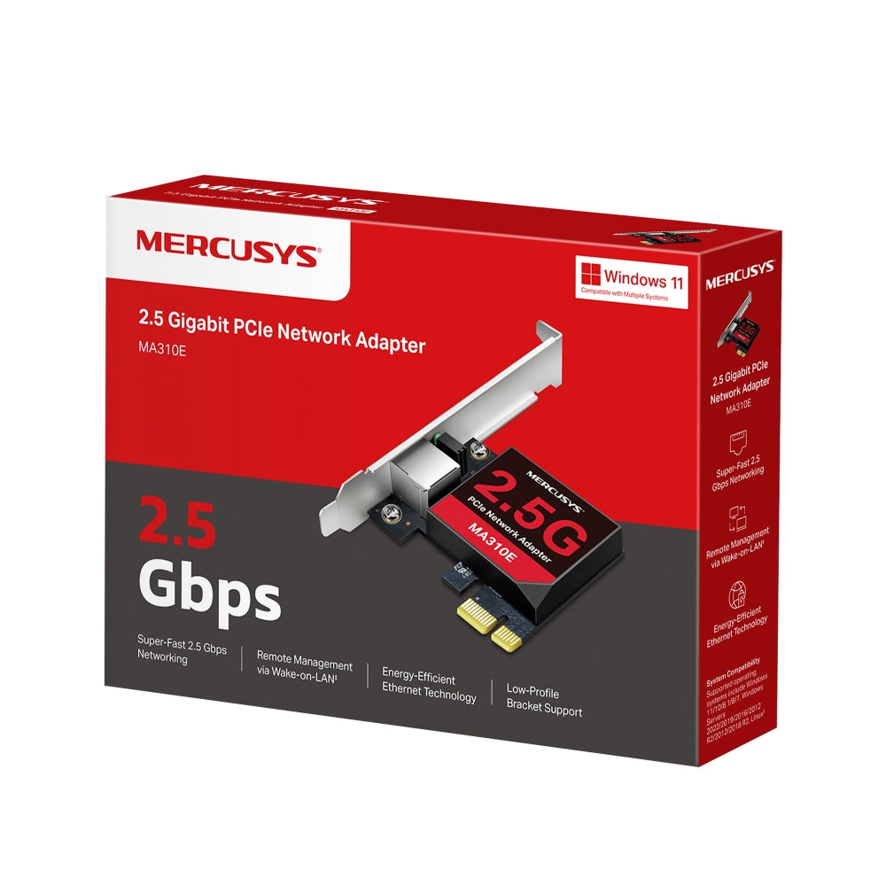 2.5 Gigabit PCle Network Adapter, MA310E