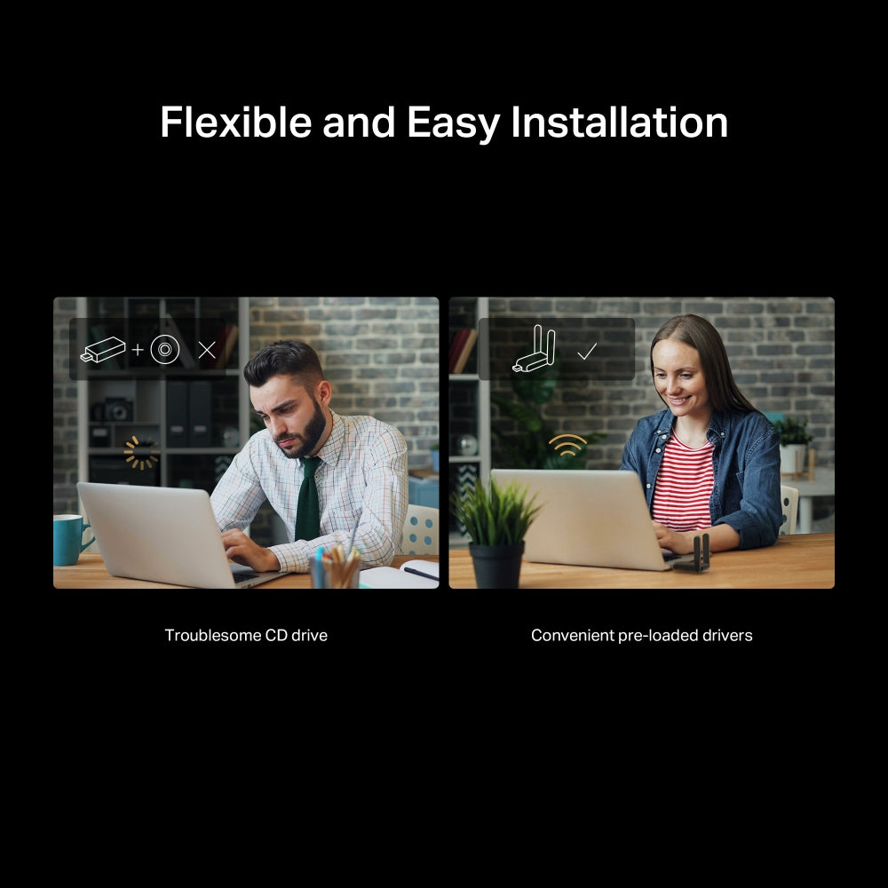 MA86XH | AXE5400 Wi-Fi 6E High-Gain Wireless USB Adapter