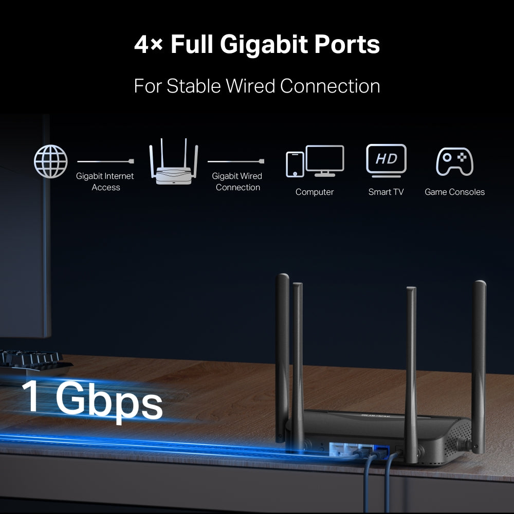 BE3600 Dual Band Wi-Fi 7 Router, MR25BE