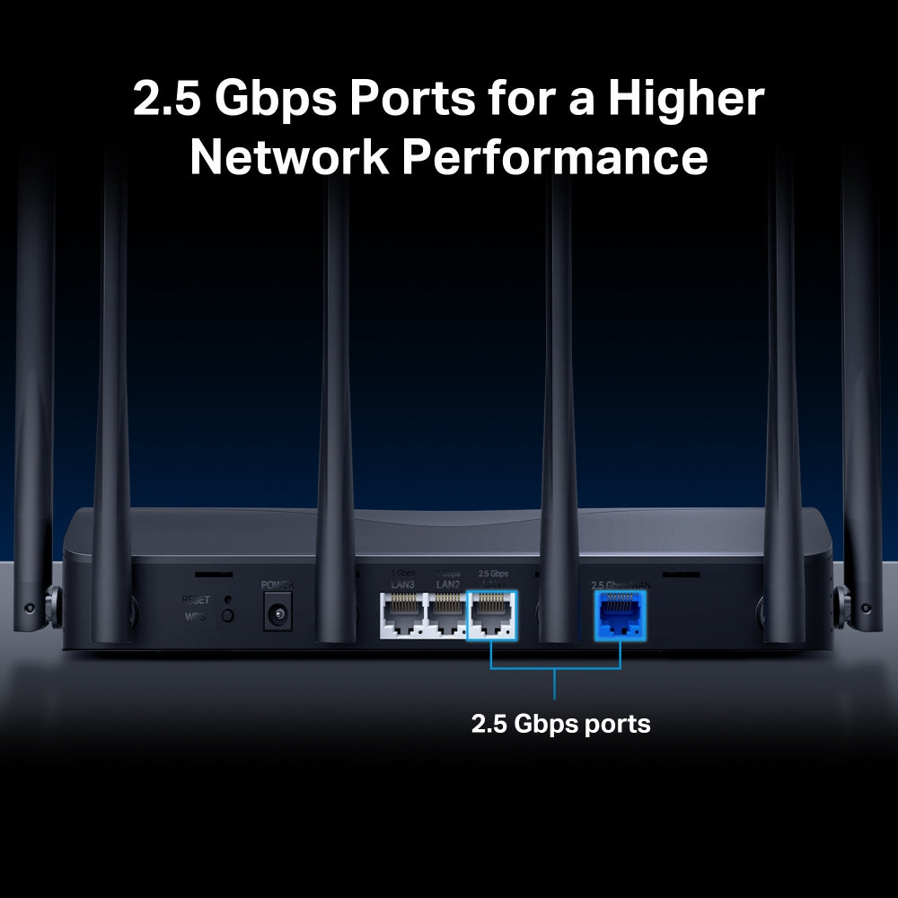BE6500 Dual-Band Wi-Fi 7 Router, MR37BE