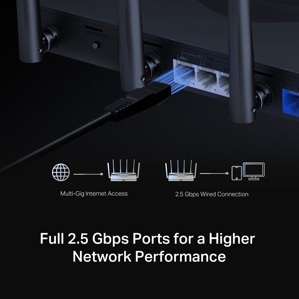 BE9300 Tri-Band Wi-Fi 7 Router, MR47BE