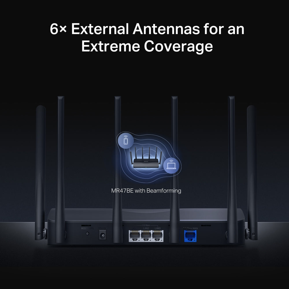 BE9300 Tri-Band Wi-Fi 7 Router, MR47BE