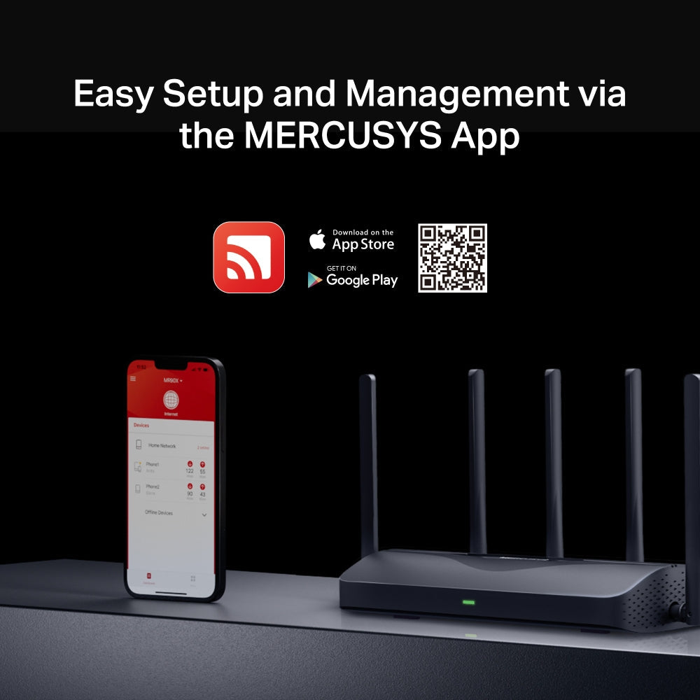 BE9300 Tri-Band Wi-Fi 7 Router, MR47BE