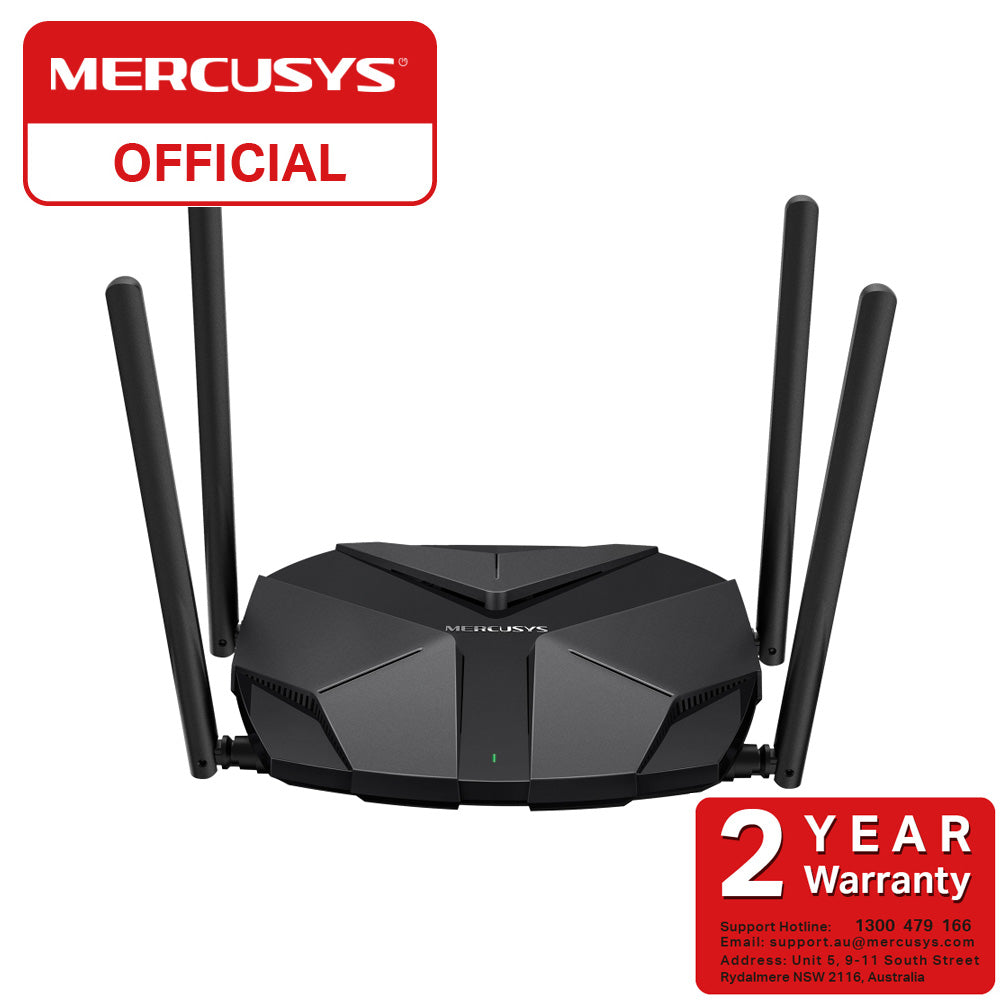 Mercusys MR85X Dual Band AX3000 Wi-Fi 6 2.5G Router+ME60X AX1500 Range Extender