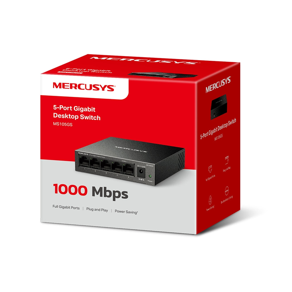 5-Port Gigabit Desktop Switch, MS105GS
