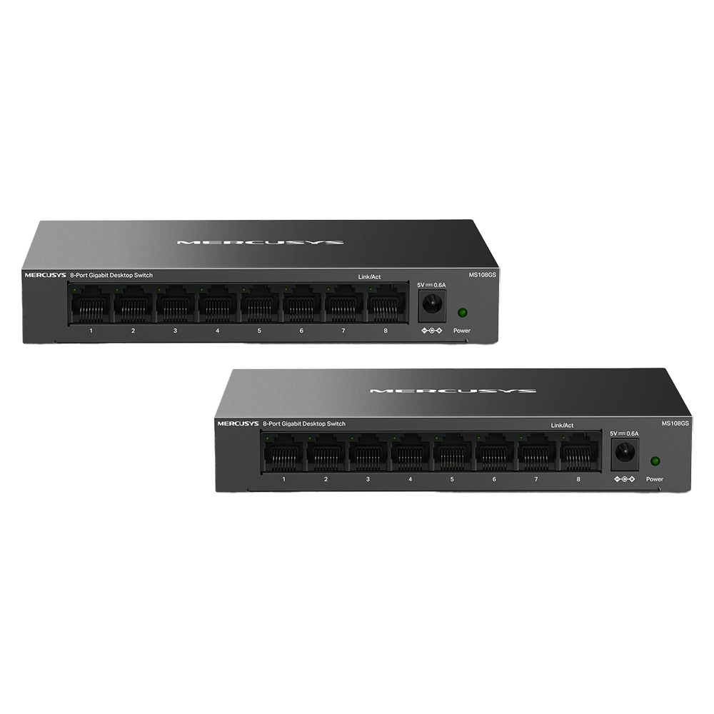 8-Port Gigabit Desktop Switch, MS108GS(2-pack)