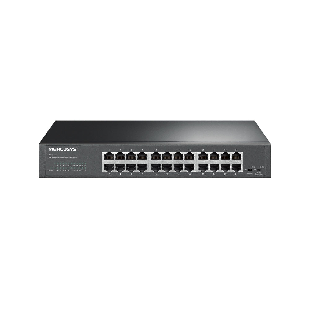 24-Port Gigabit Desktop/Rackmount Switch, MS124GS
