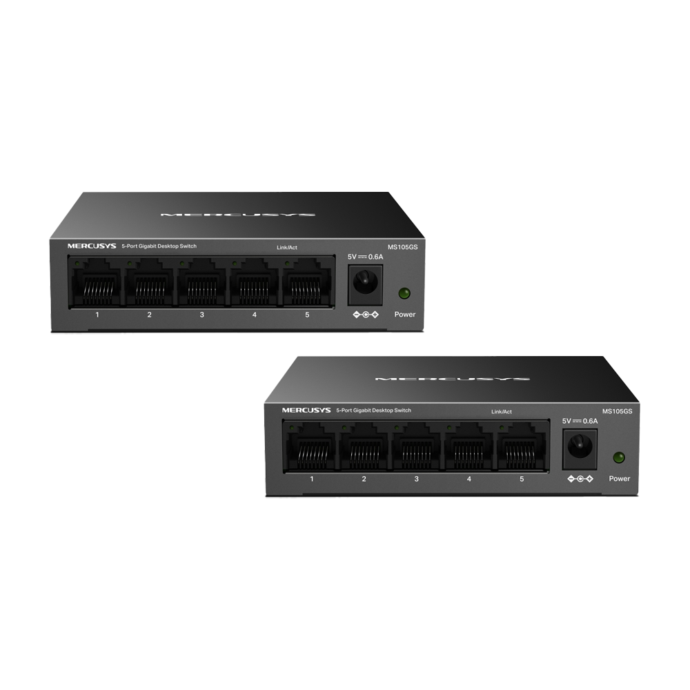 Computer Switch 5 5-Port Gigabit Desktop Switch, MS105GS(2-pack)