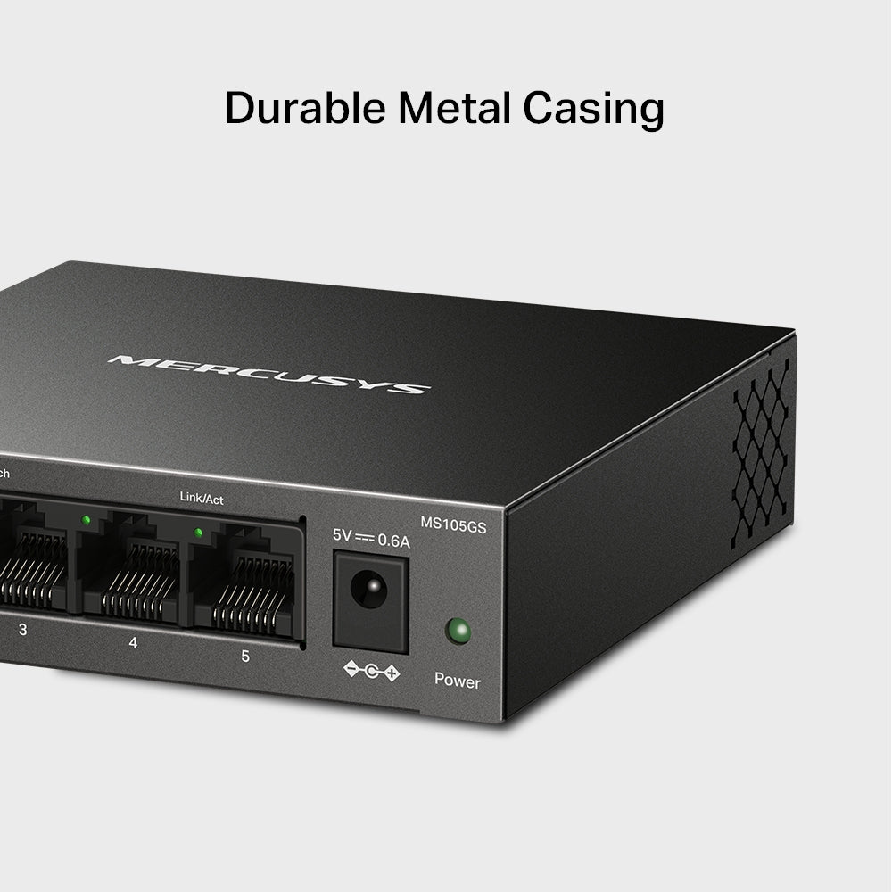 5-Port Gigabit Desktop Switch, MS105GS