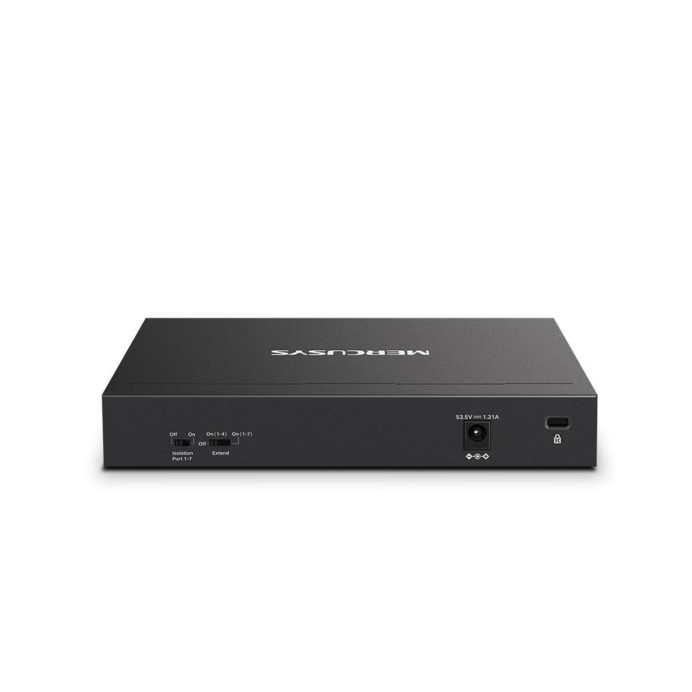 8-Port 10/100/1,000 Mbps Desktop Switch with 7-Port PoE+, MS108GP